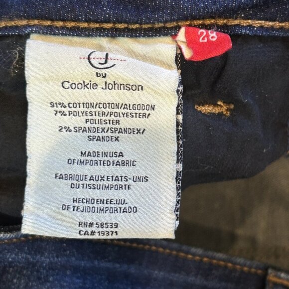 CJ by Cookie Johnson Life Baby Bootcut Dark Wash Jeans Size 28 - Picture 5 of 9